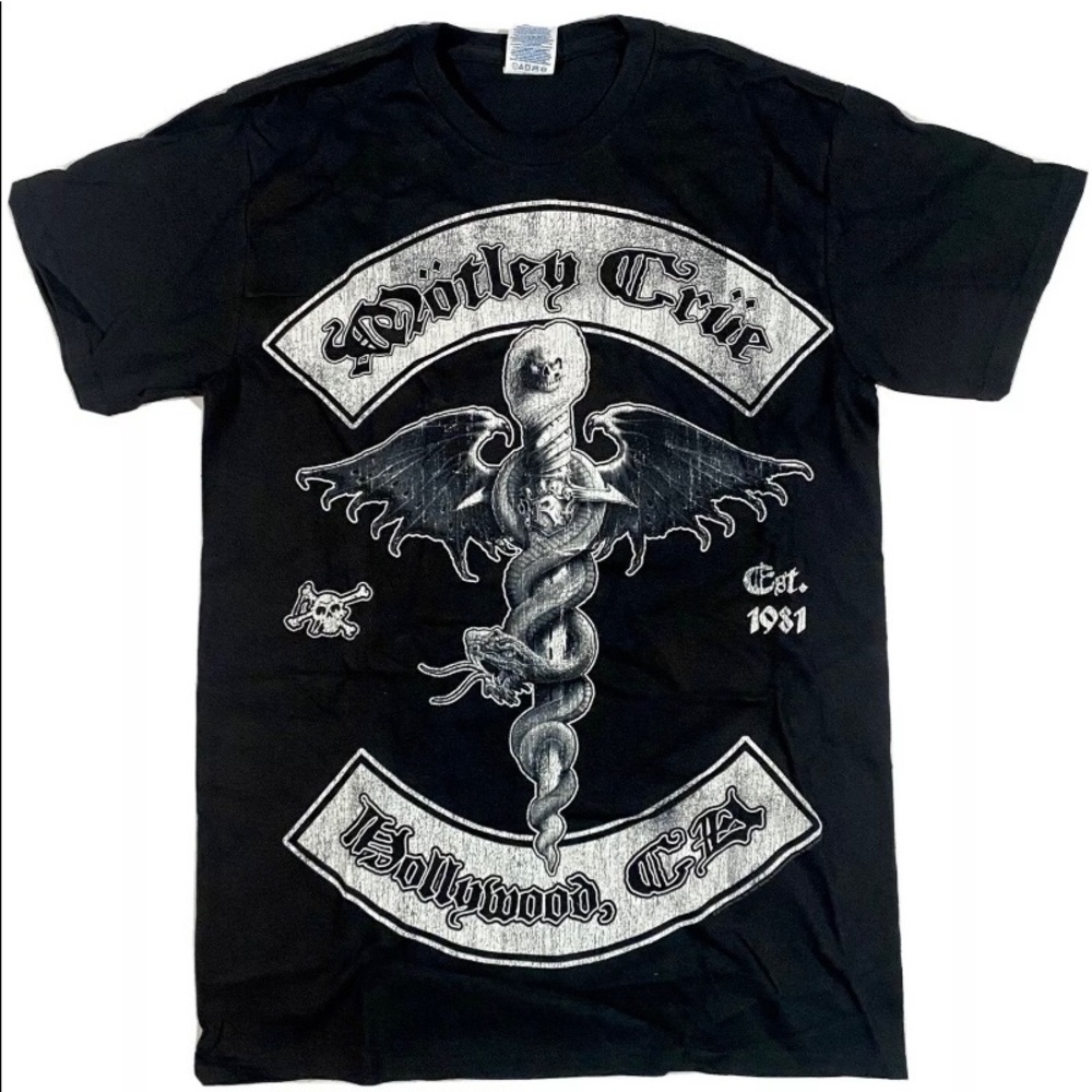 Motley Crue Hollywood CA Graphic T-Shirt